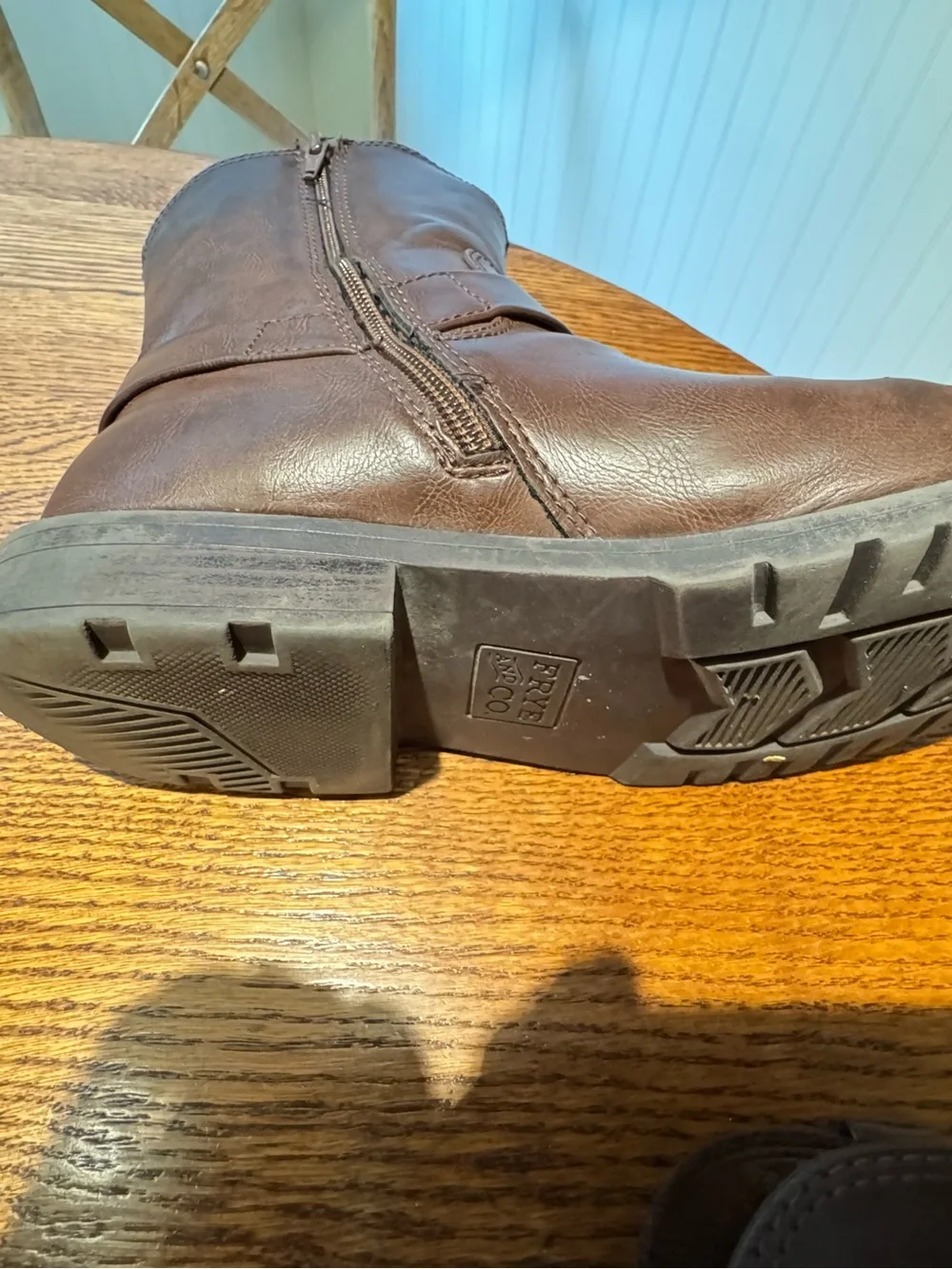 Brown Frye and Co. Mid-Calf Leather Boots